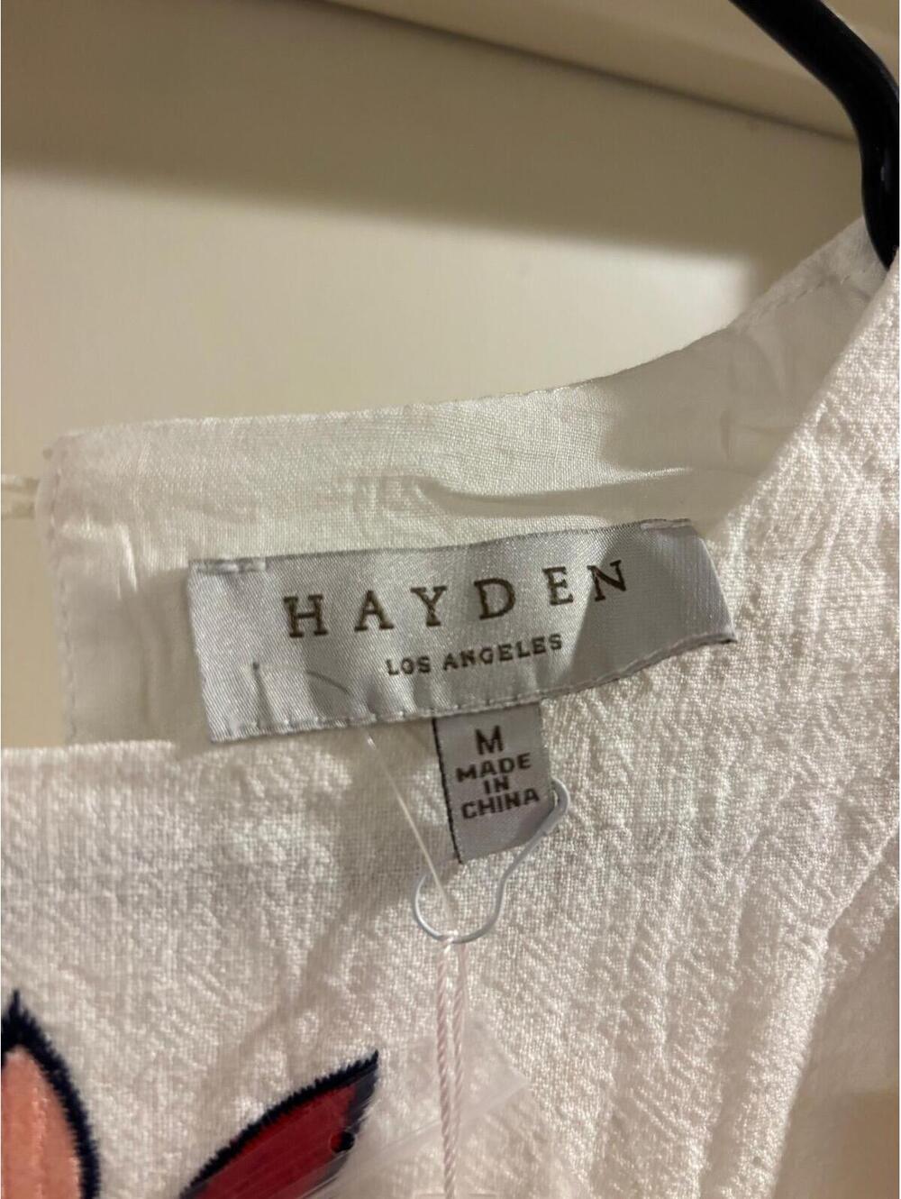 NWT Hayden Los Angeles Embroidered Boho Tunic Dress Size Medium - Picture 3 of 5